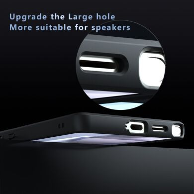 Защитный чехол Deexe Matte Skin with MagSafe для Samsung Galaxy S23 Ultra (S918) - Black