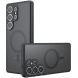 Защитный чехол Deexe Matte Skin with MagSafe для Samsung Galaxy S23 Ultra (S918) - Black. Фото 1 из 10