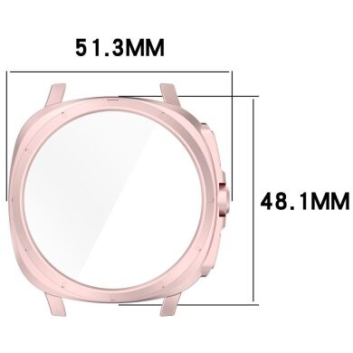 Захисний чохол Deexe Protective Frame для Samsung Galaxy Watch 7 (44mm) - Titanium