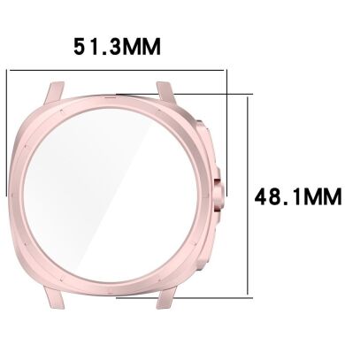 Защитный чехол Deexe Protective Frame для Samsung Galaxy Watch 7 (44mm) - Titanium