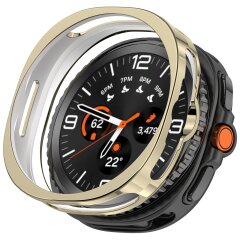 Защитный чехол Deexe Protective Frame для Samsung Galaxy Watch 8 Classic - Light Gold