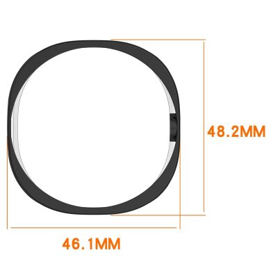 Защитный чехол Deexe Protective Frame для Samsung Galaxy Watch 8 Classic - Blue