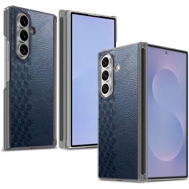Захисний чохол Deexe Rhombus Case для Samsung Galaxy Fold 8 Ultra - Blue