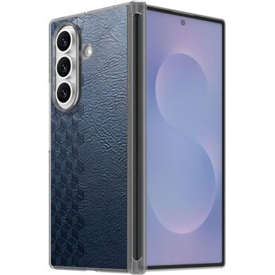 Захисний чохол Deexe Rhombus Case для Samsung Galaxy Fold 8 Ultra - Blue