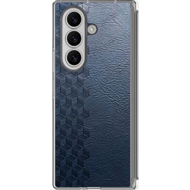 Захисний чохол Deexe Rhombus Case для Samsung Galaxy Fold 8 Ultra - Blue