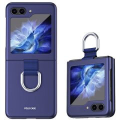 Захисний чохол Deexe Ring Case для Samsung Galaxy Flip 5 - Sapphire