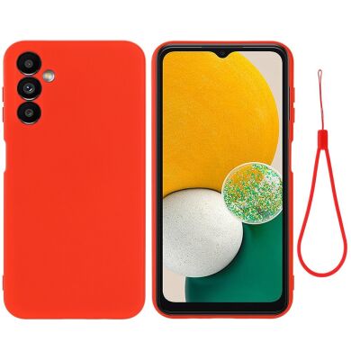 Защитный чехол Deexe Silicone Case для Samsung Galaxy A14 (А145) - Red