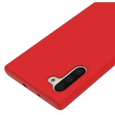 Захисний чохол Deexe Silicone Case для Samsung Galaxy Note 10 (N970) - Red