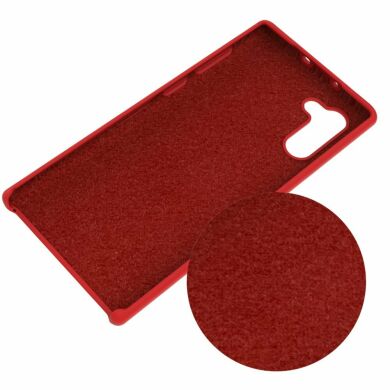 Захисний чохол Deexe Silicone Case для Samsung Galaxy Note 10 (N970) - Red
