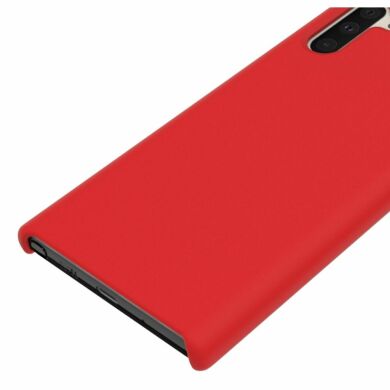 Защитный чехол Deexe Silicone Case для Samsung Galaxy Note 10 (N970) - Red