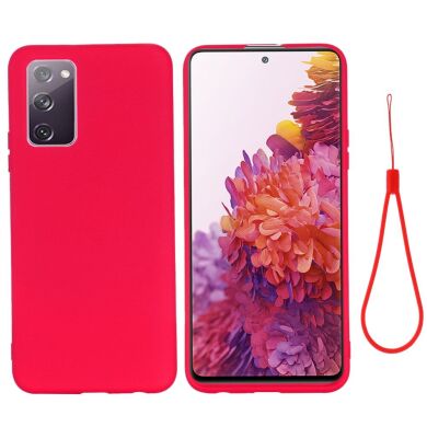Захисний чохол Deexe Silicone Case для Samsung Galaxy S20 FE (G780) - Red