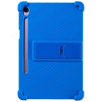 Захисний чохол Deexe Silicone Kickstand для Samsung Galaxy Tab S11 (X730/X736) - Dark Blue