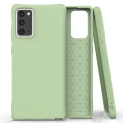 Захисний чохол Deexe Soft Cover для Samsung Galaxy Note 20 (N980) - Green