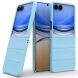 Защитный чехол Deexe Terra Case для Samsung Galaxy Flip 8 - Baby Blue. Фото 2 из 9