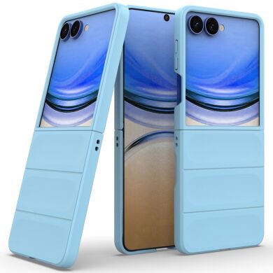 Защитный чехол Deexe Terra Case для Samsung Galaxy Flip 8 - Baby Blue
