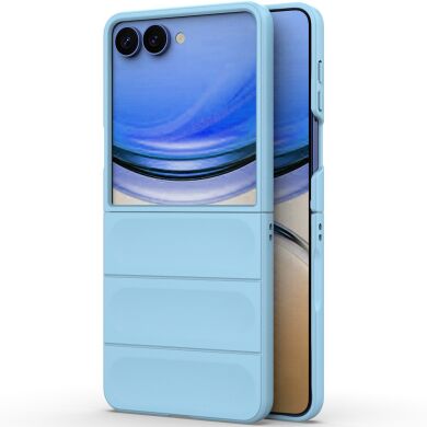Защитный чехол Deexe Terra Case для Samsung Galaxy Flip 8 - Baby Blue