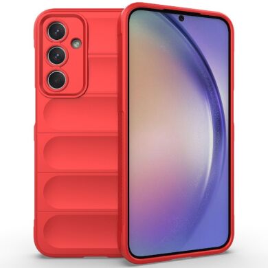 Защитный чехол Deexe Terra Case для Samsung Galaxy M35 (M356) - Red