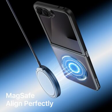 Защитный чехол DUX DUCIS Aimo Series Magnetic (FF) для Samsung Galaxy Flip 8 - Black