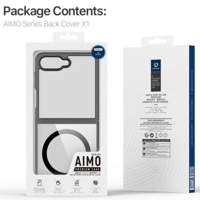 Защитный чехол DUX DUCIS Aimo Series Magnetic (FF) для Samsung Galaxy Flip 8 - Black