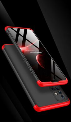 Захисний чохол GKK Double Dip Case для Samsung Galaxy A71 (A715) - Red / Black