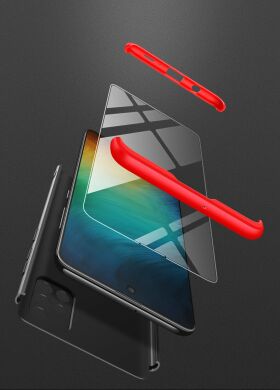 Захисний чохол GKK Double Dip Case для Samsung Galaxy A71 (A715) - Black / Silver