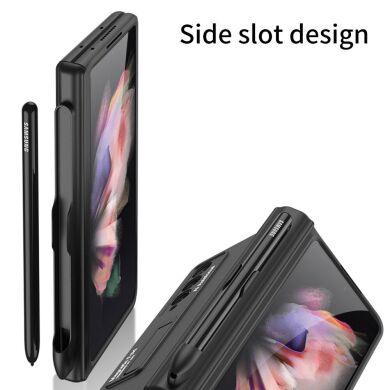 Защитный чехол GKK Magnetic Cover (Pen Slot) для Samsung Galaxy Fold 3 - Grey