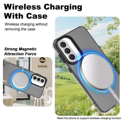 Захисний чохол IMAK Candy Series Magnetic для Samsung Galaxy A57 (A576) - Black