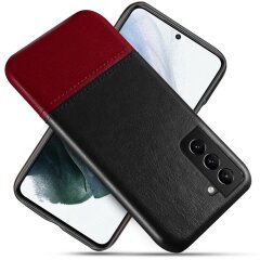 Захисний чохол KSQ Dual Color для Samsung Galaxy S21 FE (G990) - Black / Wine Red