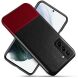 Защитный чехол KSQ Dual Color для Samsung Galaxy S21 FE (G990) - Black / Wine Red. Фото 1 из 7
