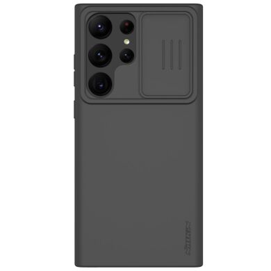 Захисний чохол NILLKIN CamShield Silky Magnetic Silicone Case для Samsung Galaxy S23 Ultra (S918) - Black