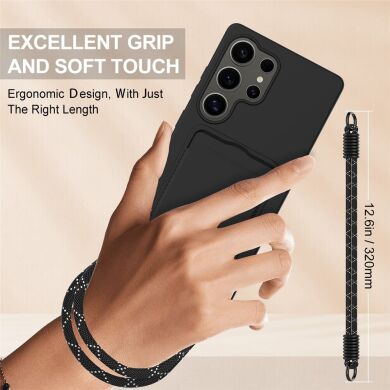 Защитный чехол Reframe Silicone Holder для Samsung Galaxy S24 Ultra (S928) - Black