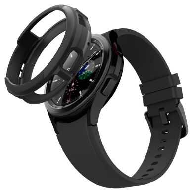 Защитный чехол Spigen (SGP) Liquid Air Case для Samsung Galaxy Watch 4 Classic (42mm) - Matte Black