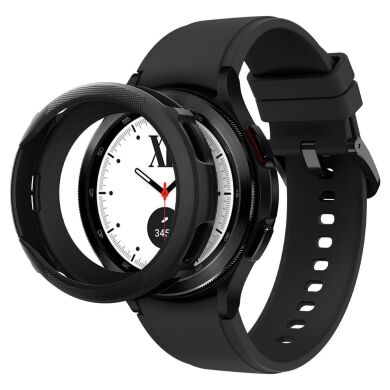 Защитный чехол Spigen (SGP) Liquid Air Case для Samsung Galaxy Watch 4 Classic (42mm) - Matte Black