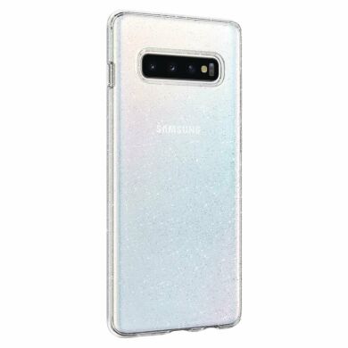 Захисний чохол Spigen (SGP) Liquid Crystal Glitter для Samsung Galaxy S10 (G973) - Crystal Quartz