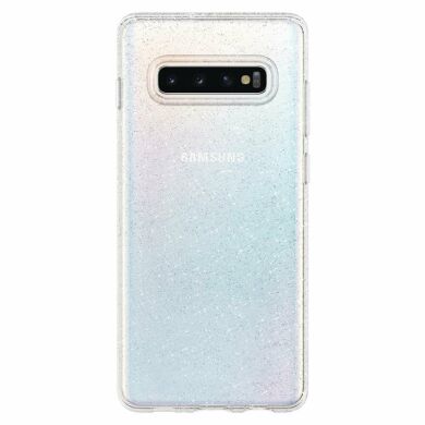 Защитный чехол Spigen SGP Liquid Crystal Glitter для Samsung Galaxy S10 (G973) - Crystal Quartz