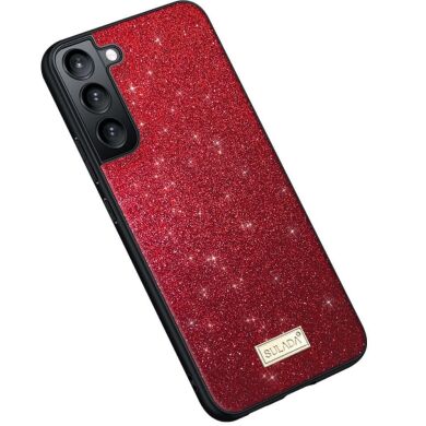 Защитный чехол SULADA Dazzling Glittery для Samsung Galaxy S24 - Red