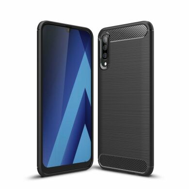 Захисний чохол UniCase Carbon для Samsung Galaxy A50 (A505) / A30s (A307) / A50s (A507) - Black