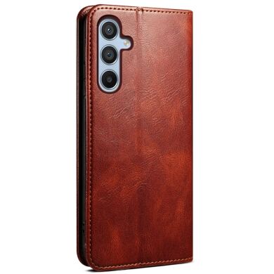 Защитный чехол UniCase Leather Wallet для Samsung Galaxy A36 (A366) - Brown