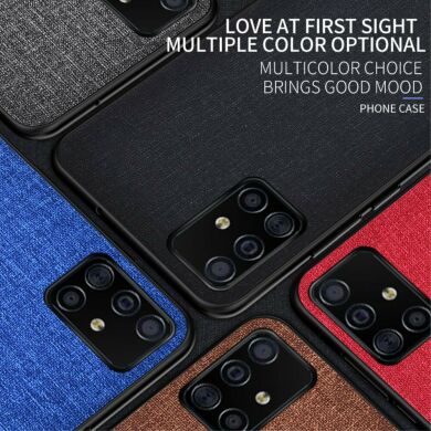 Защитный чехол UniCase Texture Style для Samsung Galaxy A51 (А515) - Brown