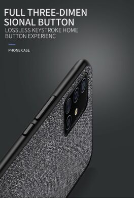 Защитный чехол UniCase Texture Style для Samsung Galaxy A51 (А515) - Dark Blue