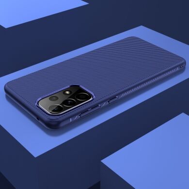 Захисний чохол UniCase Twill Soft для Samsung Galaxy A73 (А736) - Blue