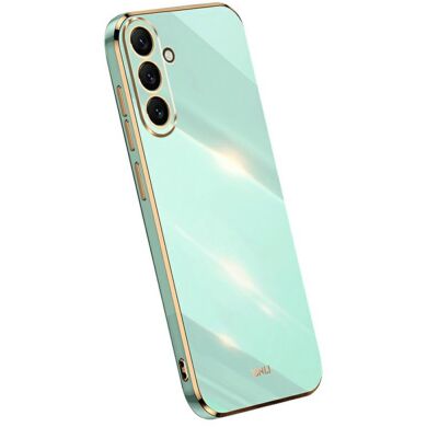 Захисний чохол XINLI Porcelain Design для Samsung Galaxy A57 (A576) - Cyan