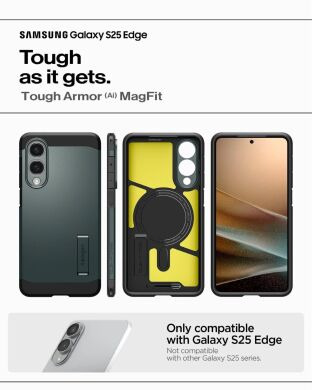 Захисний чохол Spigen (SGP) Tough Armor (MagFit) для Samsung Galaxy S25 Edge (S937) ACS09422 - Black
