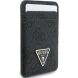 Кардхолдер с ремешком для смартфона Guess triangle MagSafe (GUBPWMWSP4GTK) - Black. Фото 4 из 6