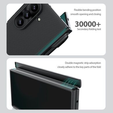 Пластиковый чехол NILLKIN Frosted Shield Magnetic (S Pen) для Samsung Galaxy Fold 8 Ultra - Black