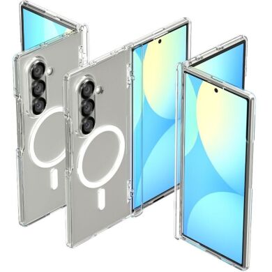 Захисний чохол Spigen (SGP) Ultra Hybrid Pro (MagFit) для Samsung Galaxy Fold 7 (ACS09546) - Clear / White