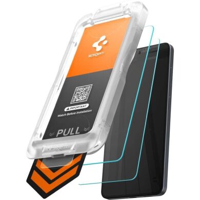 Комплект захисних стекол Spigen GLAS.tR EZ Fit Pro (FP) для Samsung Galaxy S26 Plus (S947) AGL11084
