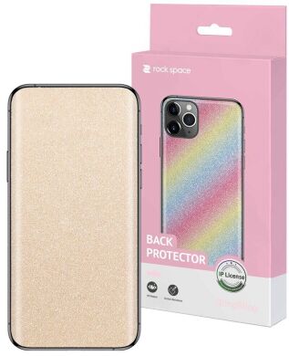 Наклейка на заднюю панель RockSpace BlingBling Series для Samsung Galaxy A8+ (A730) - Gold