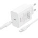 Сетевое зарядное устройство Hoco C612A PD40W (Type-C) + кабель Type-C to Type-C - White. Фото 2 из 5
