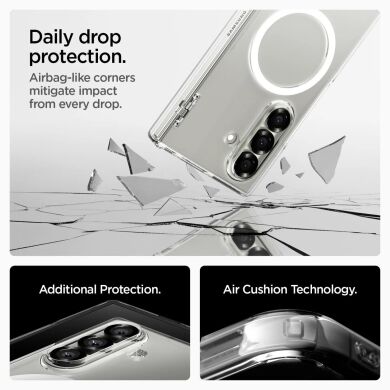Захисний чохол Spigen (SGP) Ultra Hybrid Pro (MagFit) для Samsung Galaxy Fold 7 (ACS09546) - Clear / White